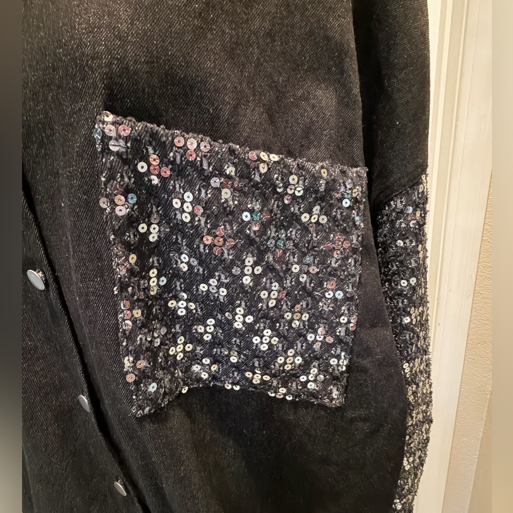 Fantastic Fawn Black and Gray Utility Jacket - Picture 4 of 8